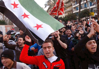 صورة أرشيفية للاحتجاجات في سوريا